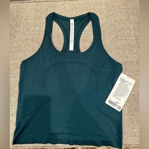 Lululemon swiftly tank, cropped, new with tags